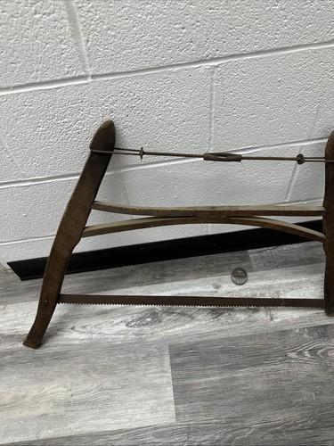 Antique firewood bucksaw bow - bucksaw,,
