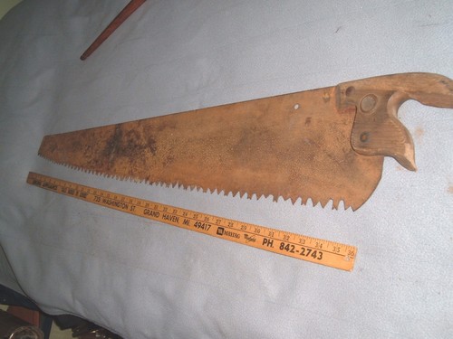 Vintage crosscut logging - 36",