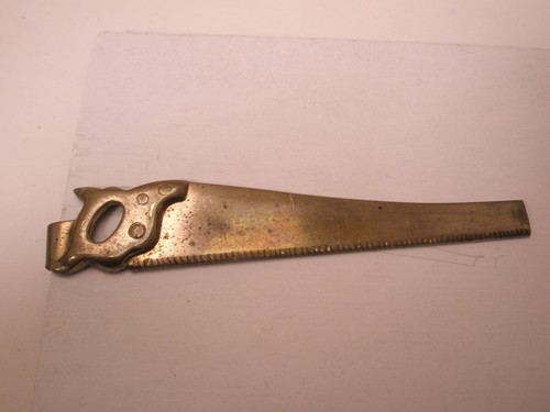 Hand saw vintage large - hand, tie
